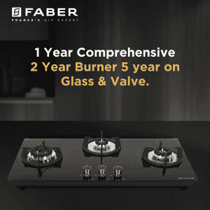 Faber Hob 3 Burner | Auto-Ignition | HOB SUPERIA HT903 BR AI