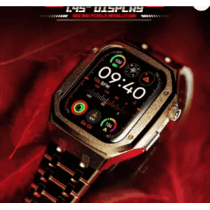 Fire-Boltt Elemento Stainless Steel, 1.95" Display | BT Calling Detachable Case Smartwatch | Gold
