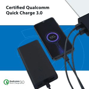 Mi USB 18W Dual Port Charger | Dual USB Port | Black