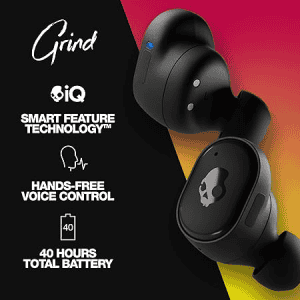 SKULLCANDY GRIND TWS EARBUDS|S2GTW-P740|BLACK
