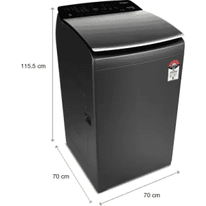 Whirlpool | 9.5 kg |  5 Star |  Fully Automatic Top Load Washing Machine |  GRAPHITE 10YMW  | Grey