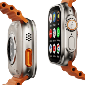FIRE-BOLTT Oracle Wi-Fi+4G SIM Android OS Wristphone | 49mm Display | In Built GPS | Orange Horizon Strap