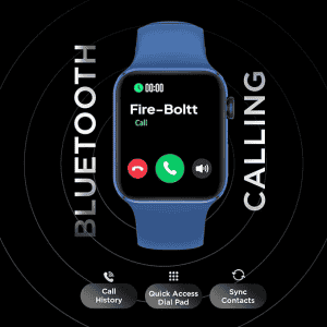 Fire-Boltt Visionary 1.78" AMOLED Bluetooth Calling Smartwatch with 368 * 448 Pixel Resolution | Blue