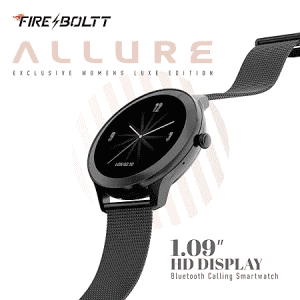 FIRE BOLTT ALLURE SMART WATCH | BSW076 | BLACK