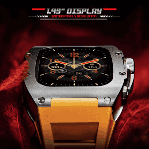 FIRE BOLTT HURACAN BSW198 | SMART WATCH | SILVER ORANGE