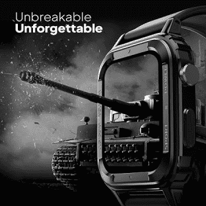 Fire-Boltt Tank 1.85 Outdoor Rugged Bluetooth Calling Smart Watch | Black