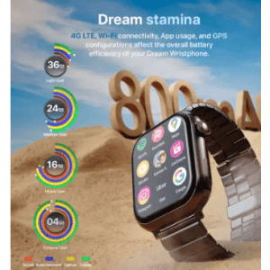 FIRE BOLTT DREAM BSW202 |  SILICON LEATHER SMART WATCH | DENIM DREAM BLUE