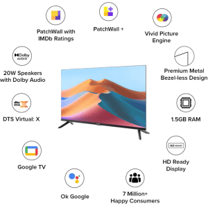 Mi A series Smart Google TV | 108cm (43 inch) | Full HD LED | 2023 Edition | FHD