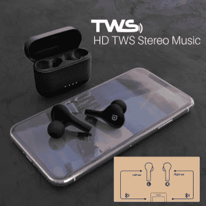 HARMONICS TWINS 33 SMART TWS EARBUDS|POR 1174| BLACK