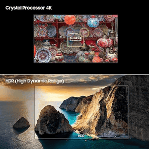 Samsung LED TV | 108 cm (43 inch) | Black | UA43DU7000KLXL