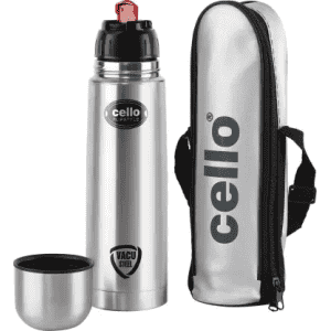 Cello Flask | S.S Flip Style | 750 ml | Silver
