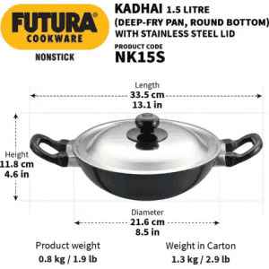 Hawkins Deep-Fry Pan | 22 cm | 1.5 L | NK15S
