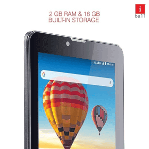 Iball Cleo S9 Tablet | 7 Inches | 4G | 2 GB | 16 GB | Bluetooth | Wi Fi | Cortex A53 1.4 Ghz Arm Quad | Graphite Black