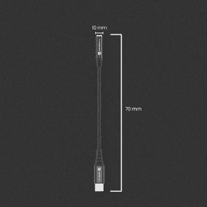 Portronics | iKonnect C II |  Type C |   3.5mm |  Auxiliary Connector Compatible|  Audio Jack