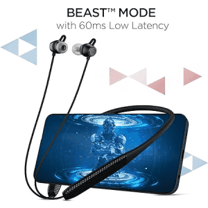 boAt |  Rockerz 255 |  Max Neckband  | IPX5 |  Multiple EQ Modes | Black