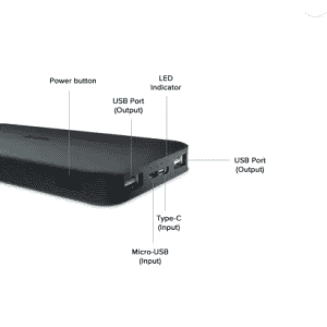 Redmi Power Bank | 10000 mAh | 10 W | Black | PB100LZM