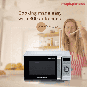 MORPHY RICHARDS | 28DCOX DUO | CHEF MICROWAVE OVEN | SILVER