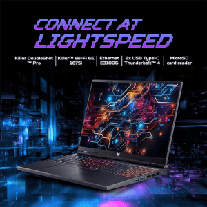 Acer Predator Gaming Laptop | WQXGA | Intel Core i7 | 14th Gen | 16 GB | 1 TB SSD | NVIDIA GeForce RTX 4060 | Abyssal Black | PHN16-72