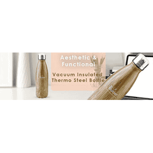 Mr. Butler Woodoo Thermosteel Bottle Vacuum Insulated Stainless Steel Water Bottle | 500ml |