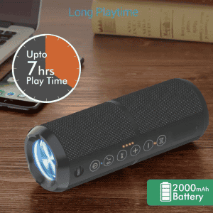 PORTRONICS BREEZE II | PORTABLE BLUETOOTH SPEAKER | BLACK