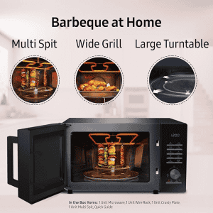 Samsung | MC28A5145VR/TL | 28 L | Convection Microwave Oven | Black and Pattern,