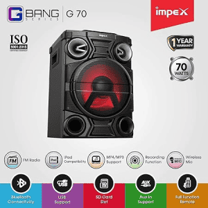 Impex G Bang | 70 Watts | Stage and Party Music System