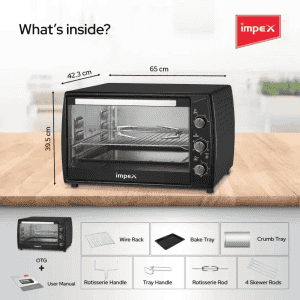 IMPEX | IMOTG63 | TOASTER GRILLER MICROWAVE OVEN