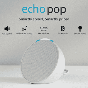 AMAZON ECHO POP | WHITE