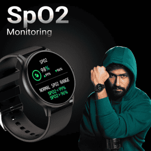 Fireboltt Hurricane Pro | BSW101 | Smart Watch Black