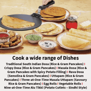 Hawkins Non Stick Dosa Tawa | NDT30 | 30 cm diameter