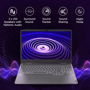 Lenovo Gaming Laptop | 82XT004JIN | LOQ AI Powered AMD Ryzen 7 7840HS | 15.6" |16GB | 512GB SSD | Win 11 | NVIDIA RTX 4050 | 6GB | Storm Grey
