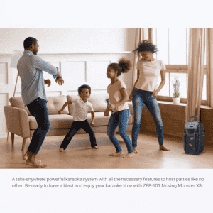 ZEBRONICS | ZEB 101 | MOVING MONSTER X8L TROLLEY SPEAKER WITH MIC