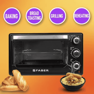 FABER | FOTG BK | 24L OVEN TOASTER GRILLER | BLACK