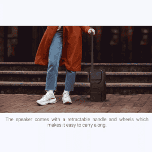 ZEBRONICS | ZEB 101 | MOVING MONSTER X8L TROLLEY SPEAKER WITH MIC