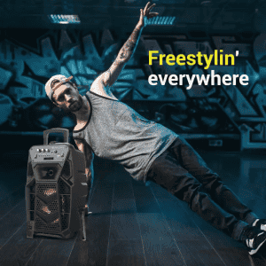 ZEBRONICS | ZEB 101 | MOVING MONSTER X8L TROLLEY SPEAKER WITH MIC