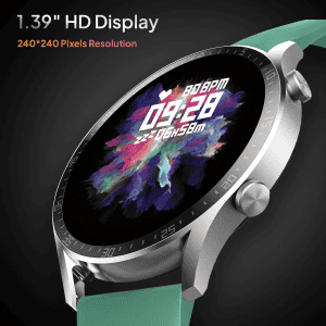 Fire-Boltt SmartWatch | BSW118 | Talk 2 Pro Bluetooth Calling Smartwatch | SILVER GREEN