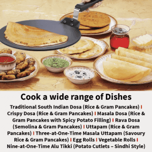 Hawkins Non Stick Dosa Tawa | 33 cm diameter | NDT33