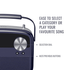 CARVAAN LITE | SCL190 | HINDI BLUETOOTH SPEAKER | ROYAL BLUE