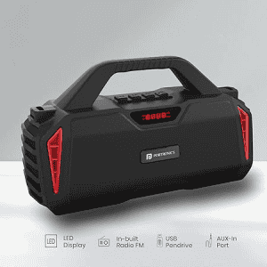 PORTRONICS | POR 1310 | 20W PORTABLE WIRELESS BT SPEAKER | RED