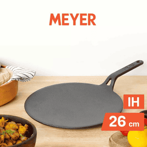 Meyer | 26cm | 47609 |  Cast Iron Tawa Curved
