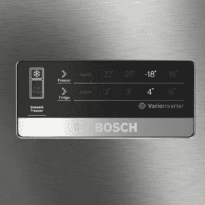 Bosch Frost Free Double Door Convertible Refrigerator | 334 L | 2 Star | Silver Grey | CTC35S02NI