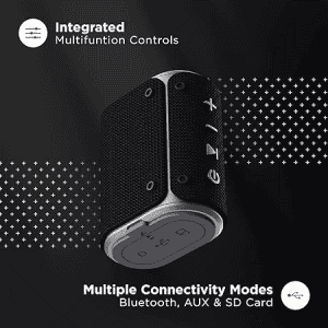 boAt Stone Grenade Pro Speaker | 5W | Black