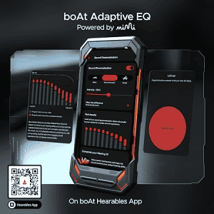 boAt Airdopes | Flex 454 ANC TWS in Ear Earbuds | Gunmetal Black