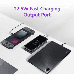 Xiaomi Wireless Power Bank 10000mAh | 22.5W | Fast Charging USB-A | 10W Wireless Charging | Black