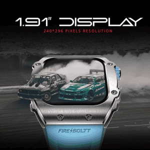 Fire-Boltt ASPHALT Bluetooth Calling Smart Watch | Silver Blue | BSW176