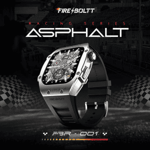 FIRE BOLTT ASPHALT | BSW176 | SMART WATCH | SILVER BLACK