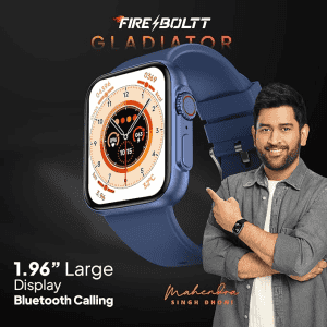 FIRE BOLTT GLADIATOR | BSW072 | SMART WATCH | BLUE