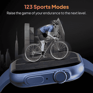 FIRE BOLTT GLADIATOR | BSW072 | SMART WATCH | BLUE