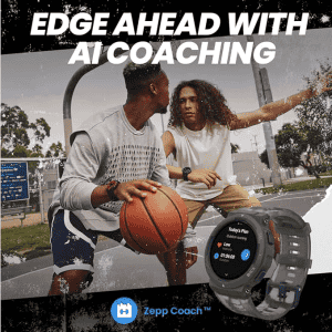 AMAZFIT ACTIVE EDGE LAVA SMART WATCH | BLACK