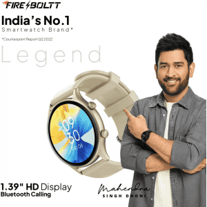 FIRE BOLTT LEGEND | BSW102 | SMART WATCH | CHAMPAGNE GOLD